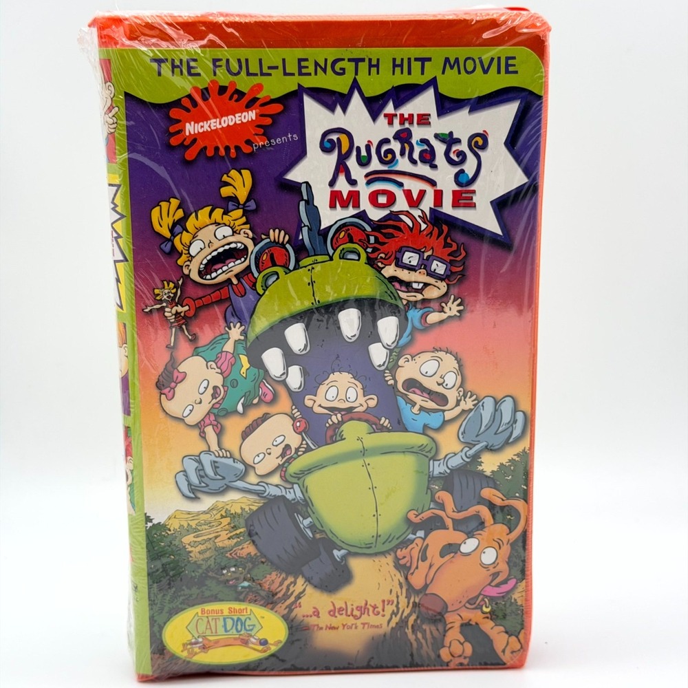 The Rugrats Movie 1998 Nickelodeon Family Adventure Animation VHS Tape NEW